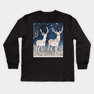 Who stole the night? Kids Long Sleeve T-Shirt